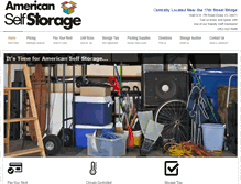 Tablet Screenshot of americanselfstorageocala.com